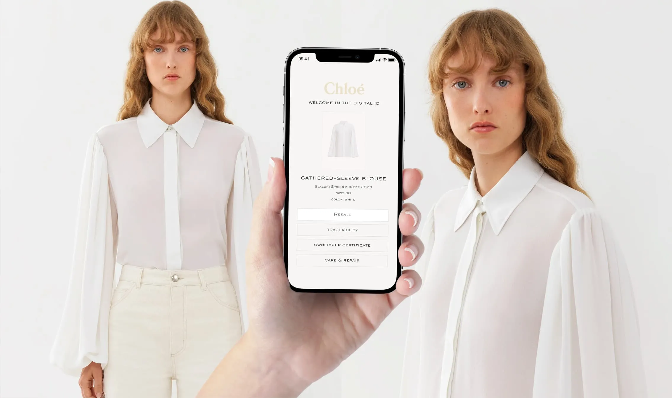 A Chloe shirt with a Digital ID